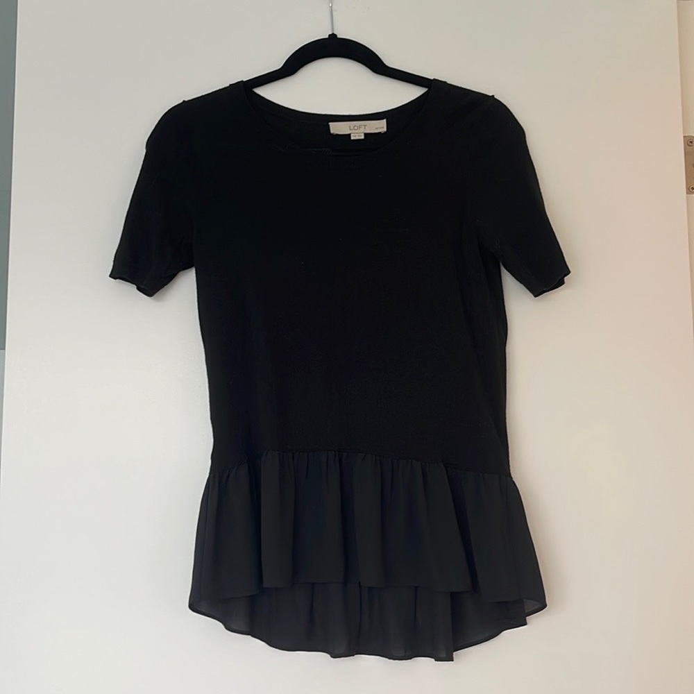 LOFT Peplum Top